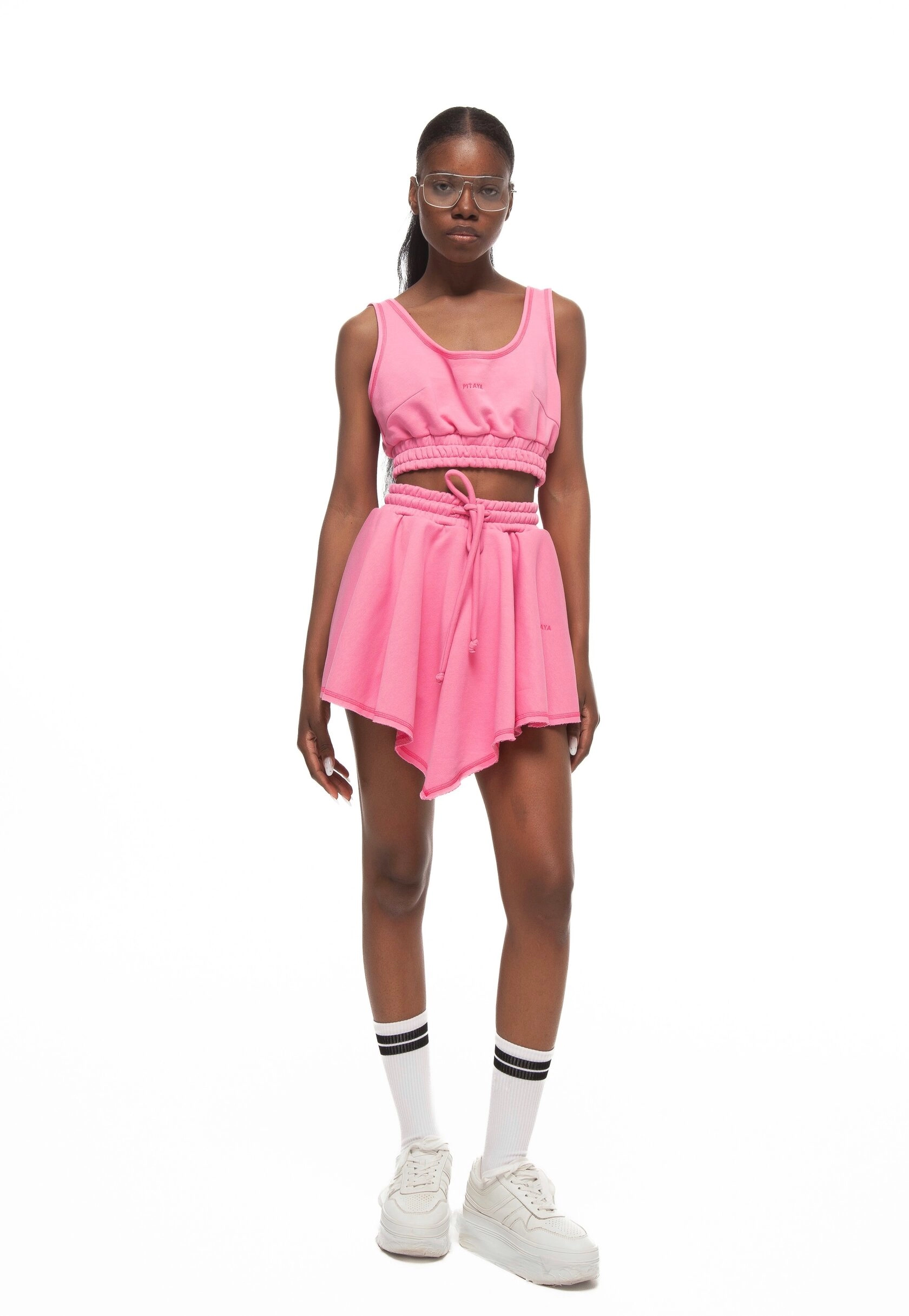 Юбка-шорты PINK GOLF в розовом цвете - 40-42 (XS-S) - Розовый