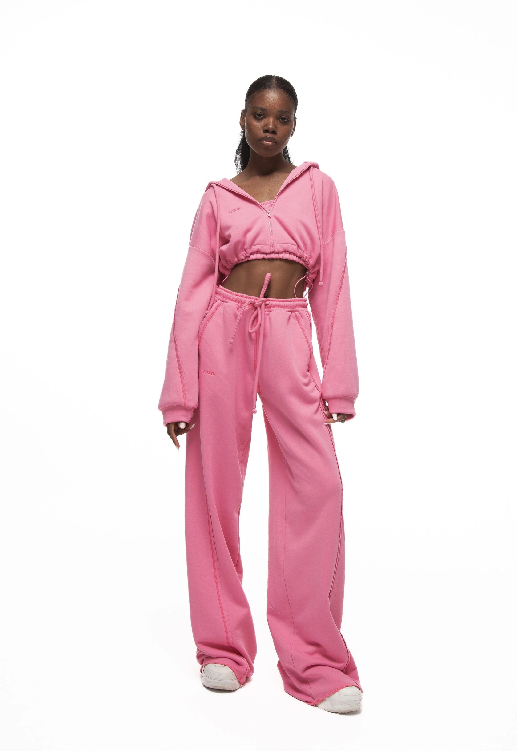 Джоггеры PINK MIAMI в розовом цвете - 40-42 (XS-S) - Розовый