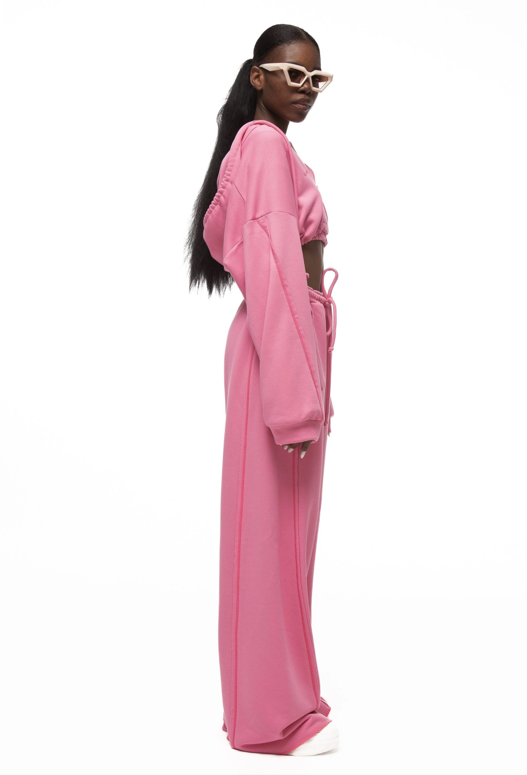 Джоггеры PINK MIAMI в розовом цвете - 40-42 (XS-S) - Розовый